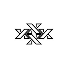 Initial Letter X Vector Logo Design