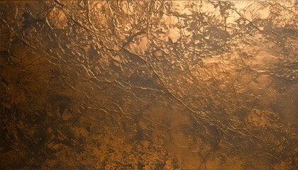 A textured bronze surface with a weathered, metallic finish