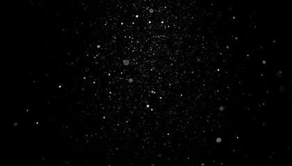 Obraz premium Abstract particle explosion on black