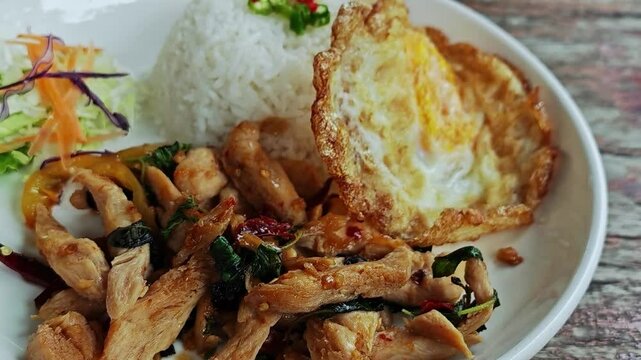 Pad Krapow Rice