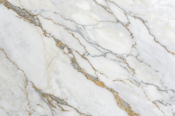 Elegant white marble texture with gold and grey veins
