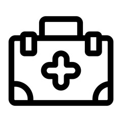 Obraz premium First Aid Kit Medical Icon
