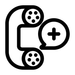 Phone Call Add Contact Icon