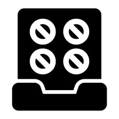 Medication Blister Pack Tray