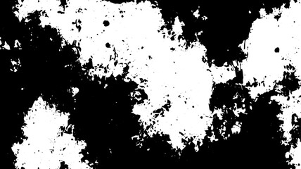 Distressed Grunge Texture with Splatter and Fragmented Ink Background