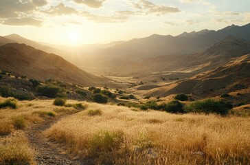 Obraz premium Advertising shot of a fresh vegetable couscous salad with a spicy harissa 