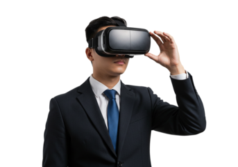 VR Headset Experience Virtual Reality Technology