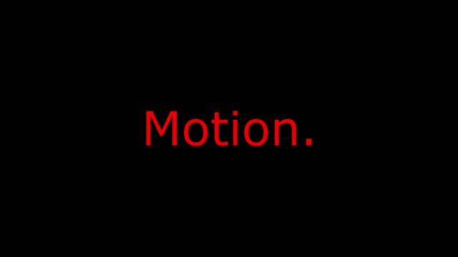 motion text word text animation. 4k Ultra HD motion graphic on transparent background.