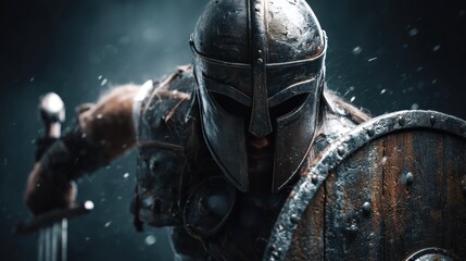 Fototapeta premium Warrior combatant