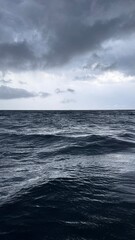Obraz premium storm clouds over the sea