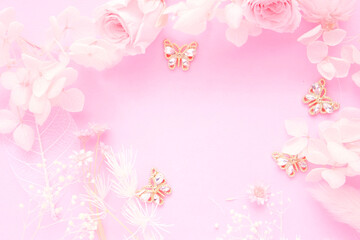 ピンクの花の背景