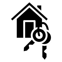 house glyph icon