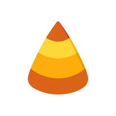 Fototapeta premium candy corn on white background 