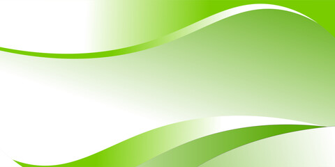 Vector Illustration of a Natural Green Background . Green waves vektor trendy . presentation . flayer green modern .