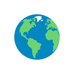 Fototapeta premium globe on white background .svg