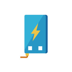 power bank on white background  .svg