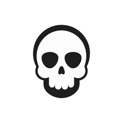 skull on white background  .svg