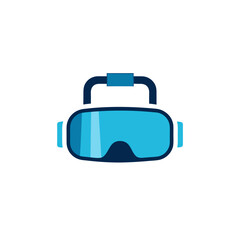 vr headset on white background  .svg
