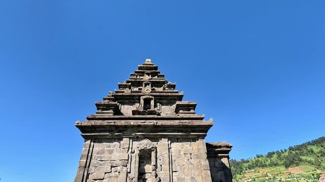 Arjuna Temple complex in Dieng. (In this complex there are Semar, Srikandi, Puntadewa and Sembadra temples).