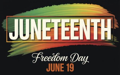 Juneteenth Freedom Day, Generative ai.