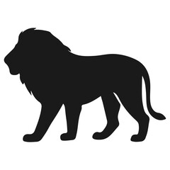Obraz premium lion vector silhouette