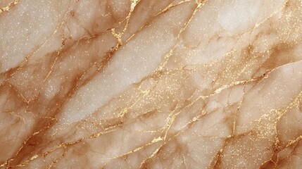Obraz premium Elegant Golden Beige Marble with Pearl White Accent Design
