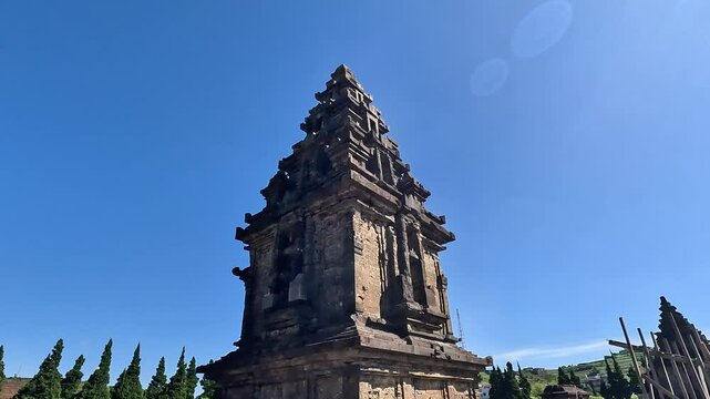 Arjuna Temple complex in Dieng. (In this complex there are Semar, Srikandi, Puntadewa and Sembadra temples).