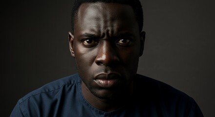 Intense Gaze: A Portrait of Determination