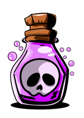 illustration of a poisoned perfume