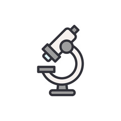 Stylized Microscope Illustration Symbolizing Scientific Exploration And Research