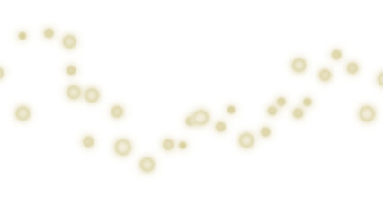 Glowing Particles on Transparent Background

