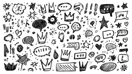 Cosmic Starfield: A Detailed View of the Night Sky, PNG