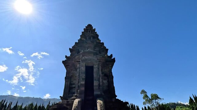 Arjuna Temple complex in Dieng. (In this complex there are Semar, Srikandi, Puntadewa and Sembadra temples).