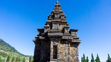Arjuna Temple complex in Dieng. (In this complex there are Semar, Srikandi, Puntadewa and Sembadra...