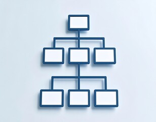 Simple organizational chart