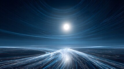 Radiant Light Path in a Cosmic Landscape