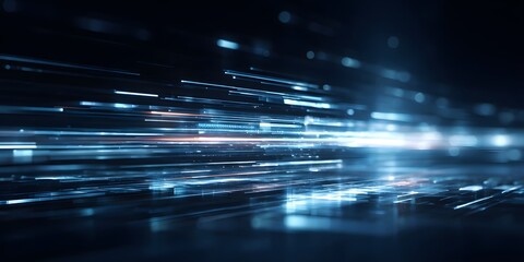 Dynamic Light Streaks in a Dark Environment