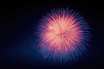 Fototapeta premium glittering fireworks illuminate night sky with vibrant colors and patterns celebrating independence day in usa