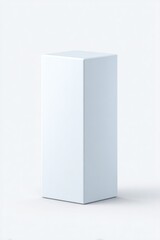 isolated on white levitating podium conveys elegance and simplicity