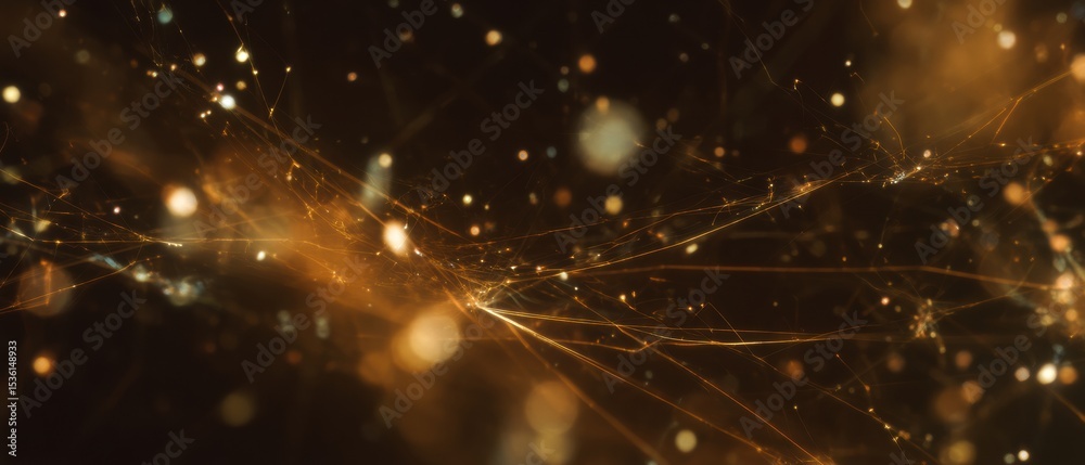 Poster Quantum Education Network Visualization with Digital Mesh and Data Nodes, Abstract Technology Pattern for AI, Innovation, and Modern Learning Presentations