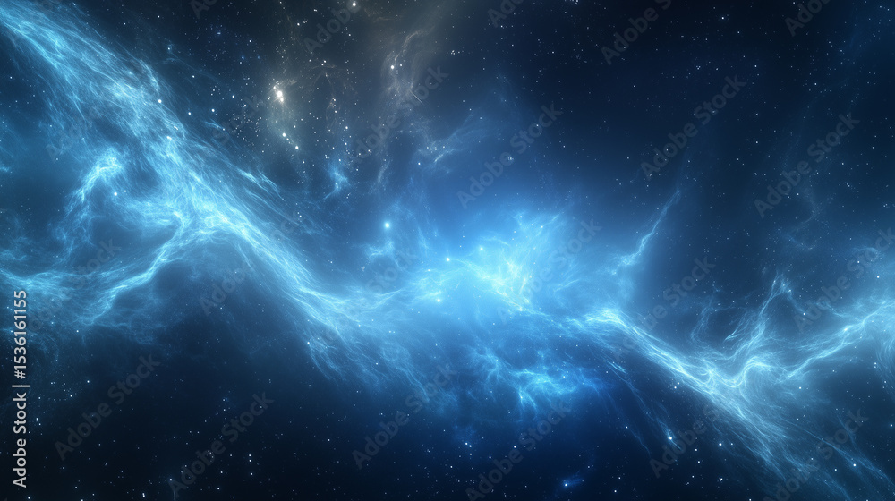 Wall mural abstract cosmos background. space dark background with fragment of our galaxy