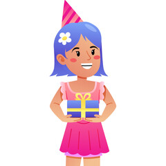 Bityhday Cartoon Character
