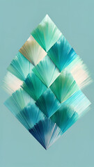 Minimal Curved Brush Strokes with Multicolor Gradient Mobile Ratio Composition