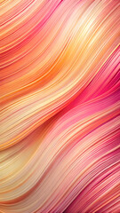 Minimal Curved Brush Strokes with Multicolor Gradient Mobile Ratio Composition