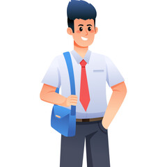 Back to School Cartoon Character