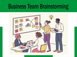 Business Team Brainstorming Meeting