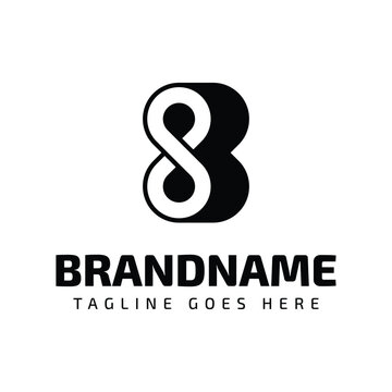 Letter B Infinity Logo, representing endless possibilities and continuity