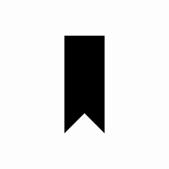 bookmark save page icon vector sign