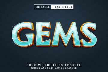 Gems 3d Text  - Editable Text Effect