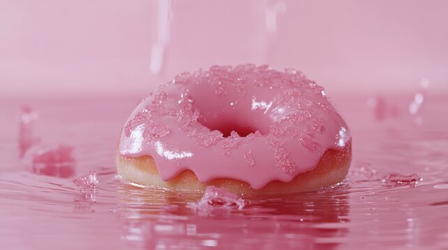 donut sink in pink cream delight